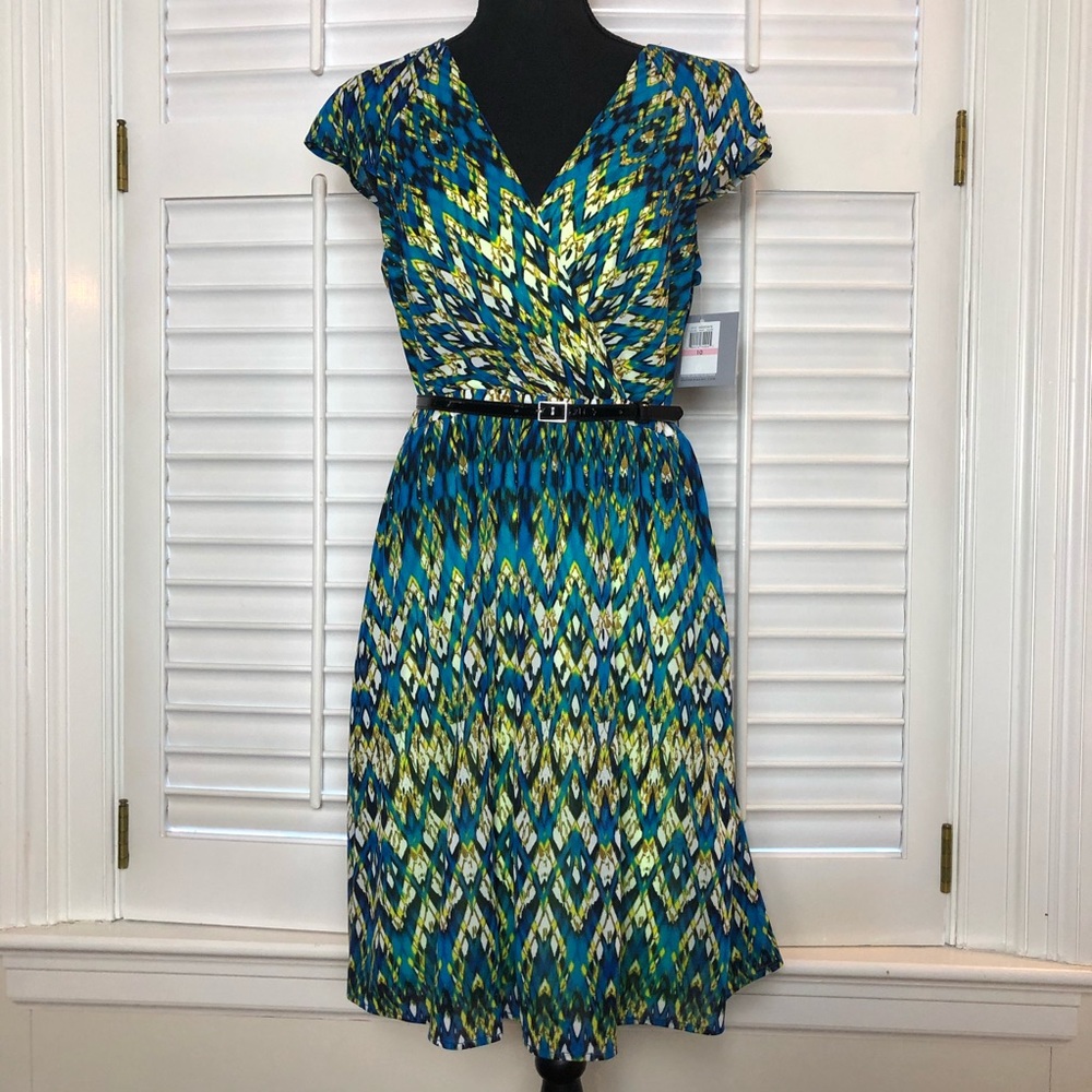 Andrew Marc Blue Dress